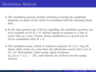 Digital communication digital modulation methods | PDF
