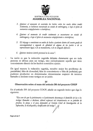 3.
REPI1BLICA DEL ECUADOR
ASAMBLEANACIONAI
puieret al raomerlo de ocurri&,t ks hecbot sobre ks cua/.et deben rendir
lestit...
