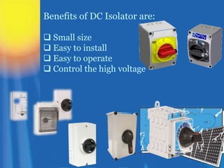 Dc Isolators | PPTX