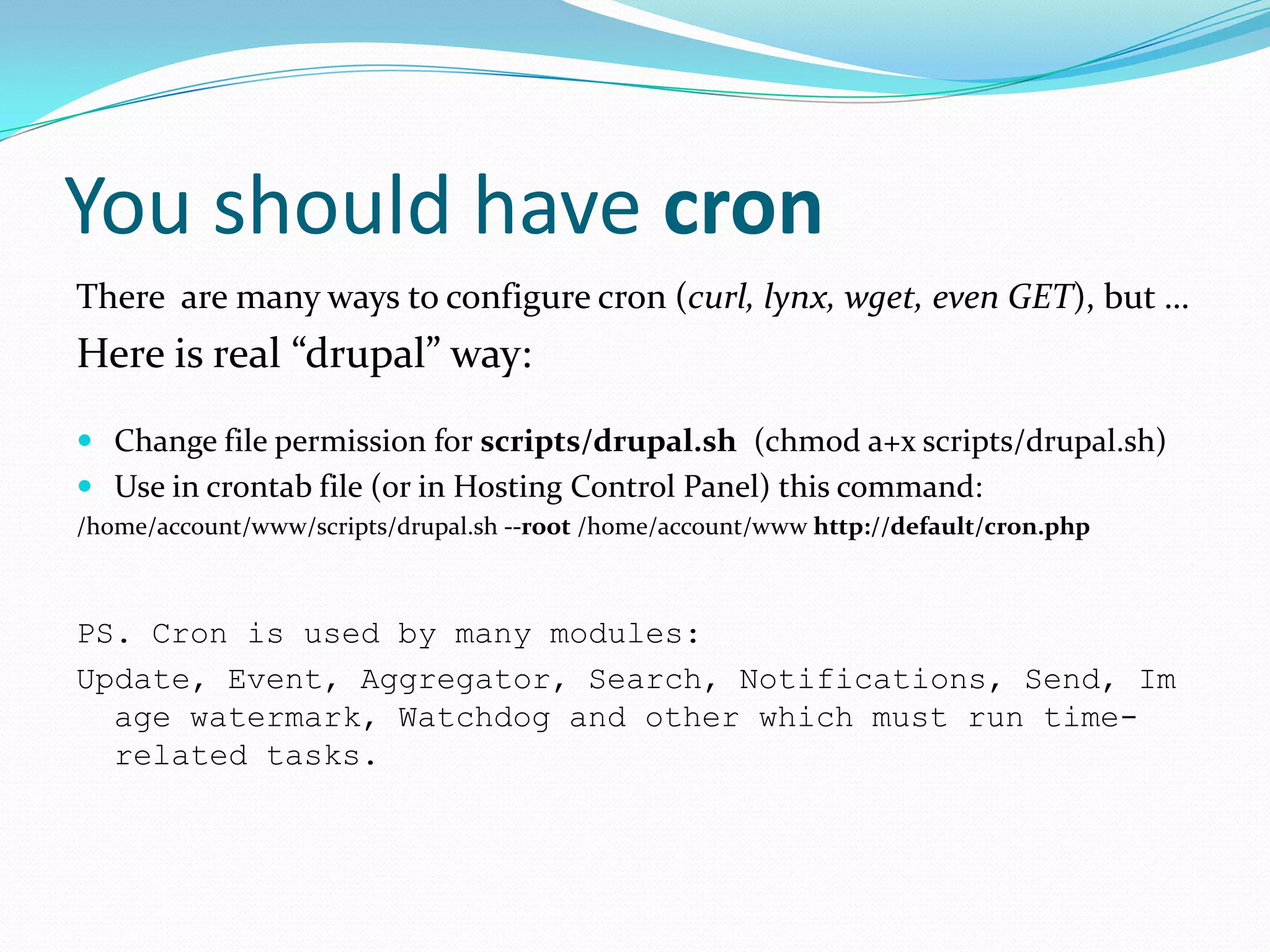 # RewriteRule ^(.*)$ http://example.com/$1 [L,R=301]Lovely settings.php $cookie_domain = 'example.com';Drupal automatically generates a unique session cookie name for each site, based on full domain name