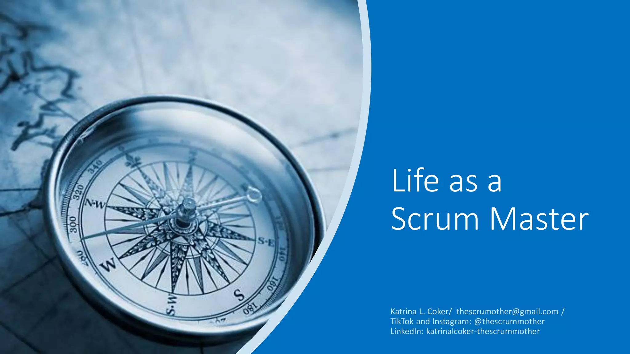Life as a
Scrum Master
 