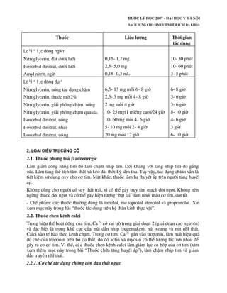 Lo¹i “ t¸c dông ng¾n”
Lo¹i “ t¸c dông dµi”
 