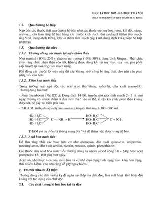 Dược lí học y hà nội