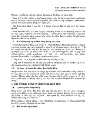 Dược lí học y hà nội