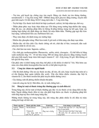 Dược lí học y hà nội