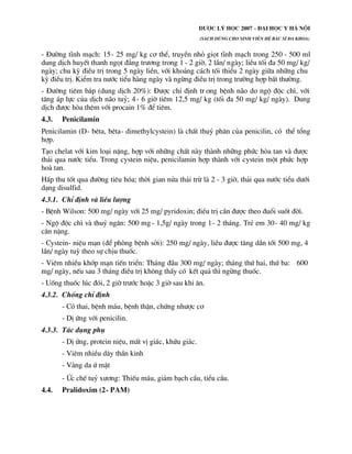 Dược lí học y hà nội