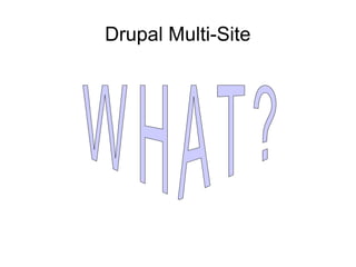 Drupal Multi-Site
 