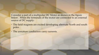 Multipolar Dc Machine Dc machine | PPTX