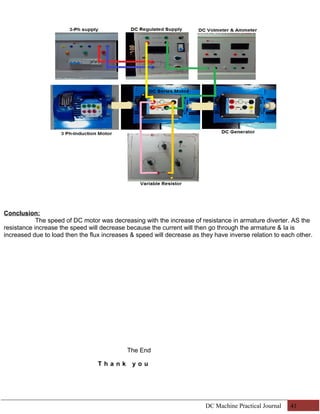 Dc machine practical | DOC