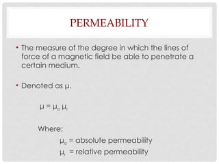Magnetic Circuits, Introduction to electrical machines | PPT