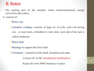 Deec Rotor Examples DC machines-Motors and Generators Principles | PDF
