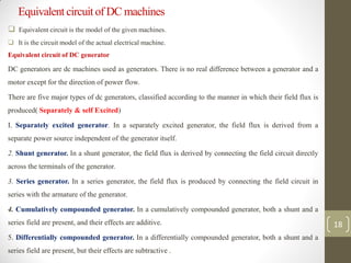 DC machines-Motors and Generators Principles | PDF