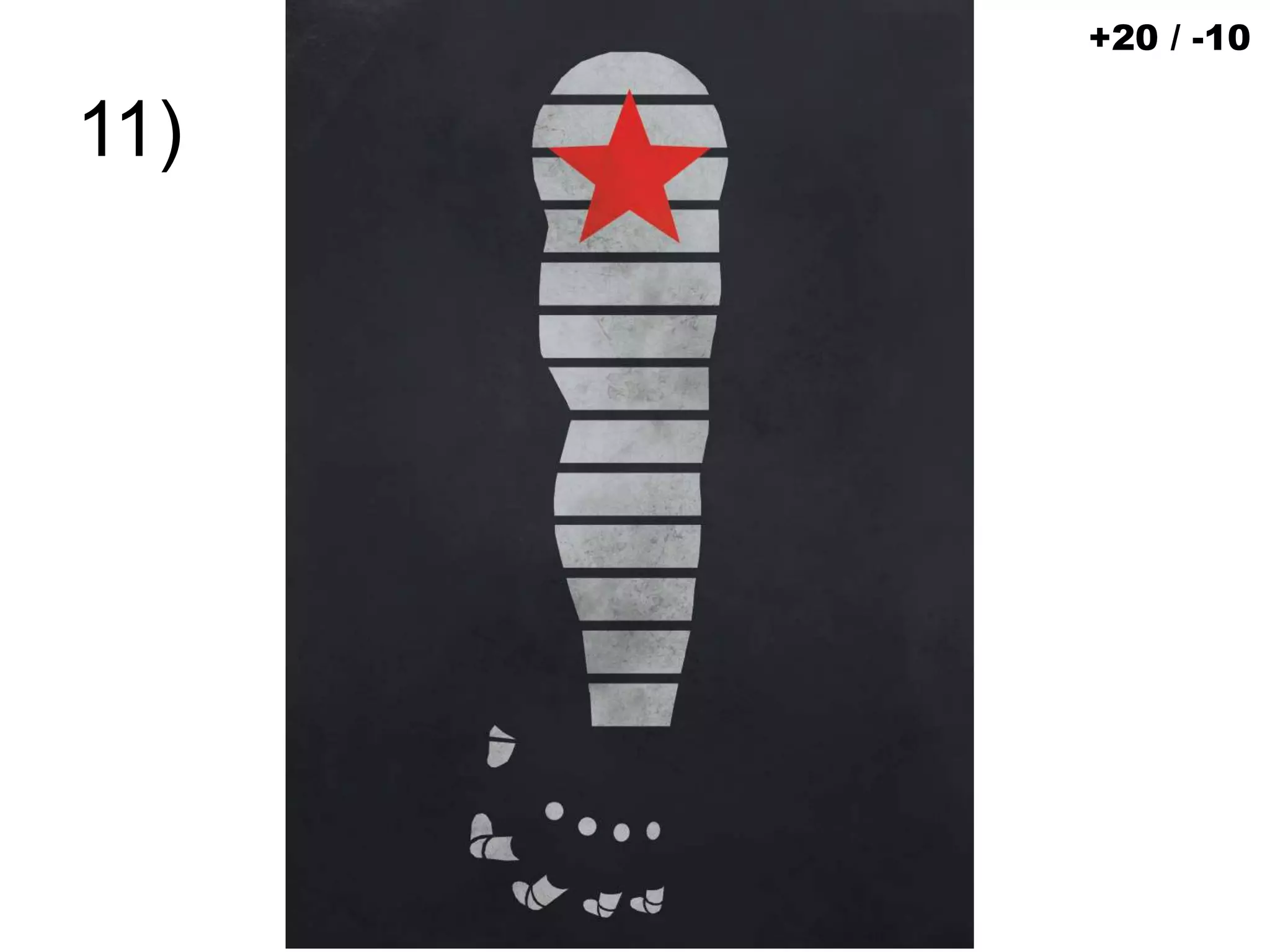 11)
+20 / -10
 