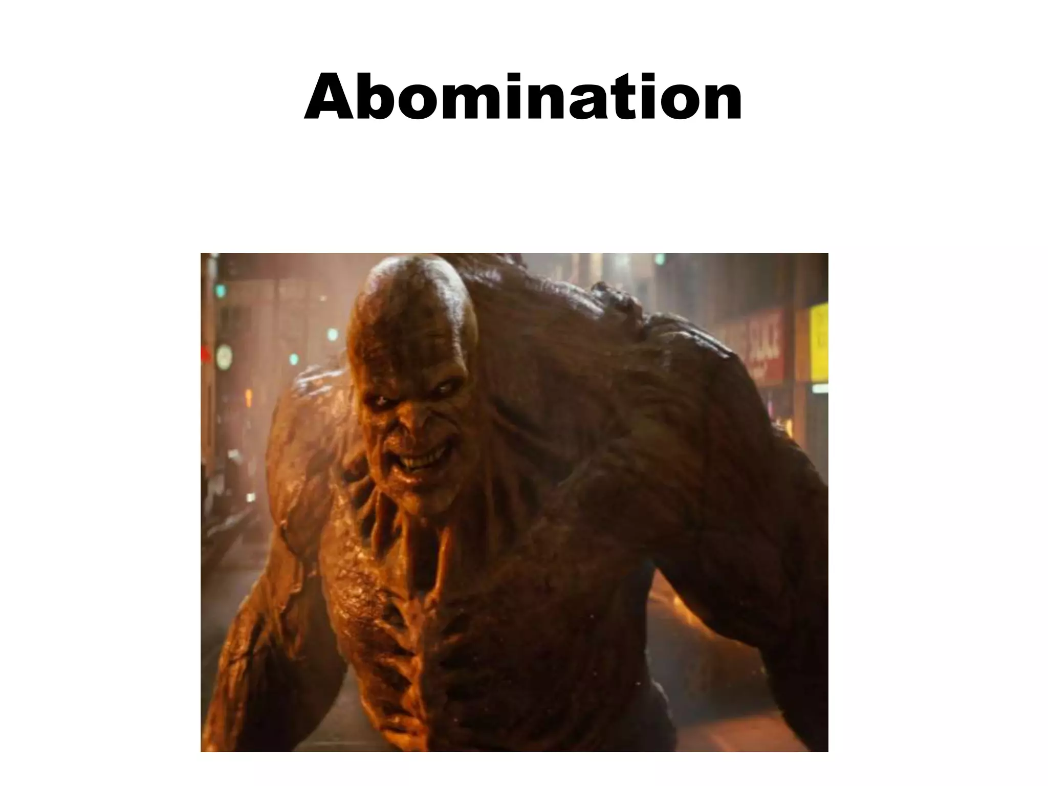 Abomination
 