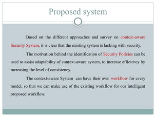 DC MEETING I on 19.3.2024 design of context aware security model | PPTX
