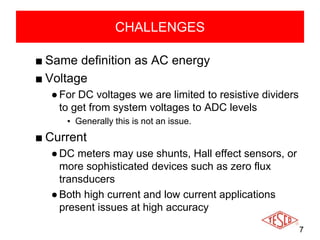 DC Metering and Traceability | PPTX