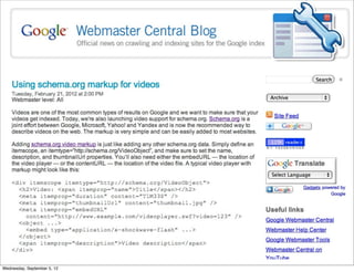 Wednesday, September 5, 12
 