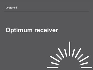 Optiumum Reception Map Optimum Reception Techniques for Digital Communication Signals | PDF