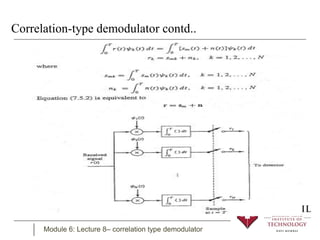 Optiumum Reception Map Optimum Reception Techniques for Digital Communication Signals | PDF
