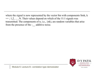 Optiumum Reception Map Optimum Reception Techniques for Digital Communication Signals | PDF