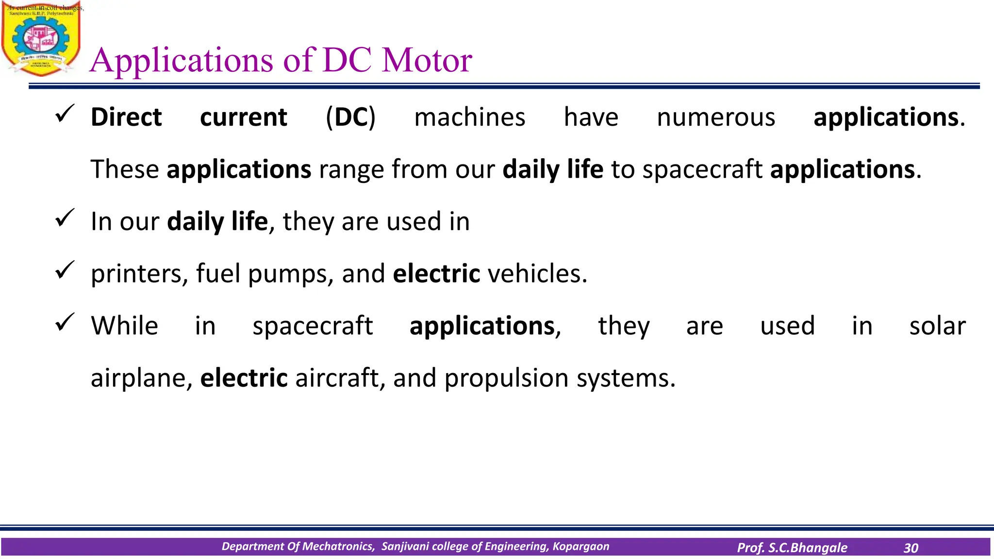 DC motor construction & principle of operation.ppt