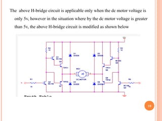 Dc motor interfacing with 8051 microcontroller | PPT