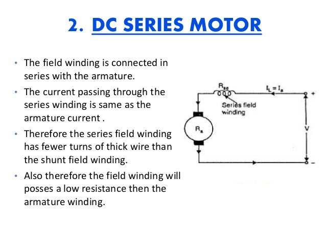 Series Dc Motor Connections