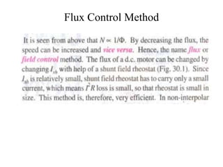 Flux Control Method
 