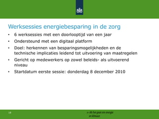 13Argumentatie voor het nemen van energiebesparende maatregelen