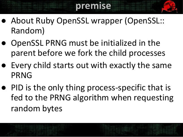 OpenSSL Rands fork safe 