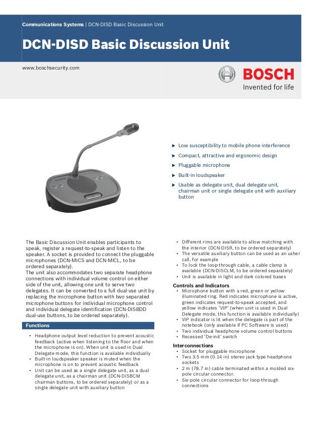 Dcn Slideshare | bosch dcn disd d Dcn Slideshare | bosch dcn disd d