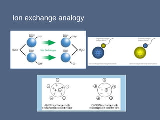 Ion exchange analogy
 