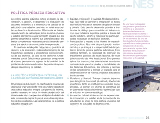 NES
propósito y marco normativo 31
Nueva Escuela Secundaria de la Ciudad de Buenos Aires
Acercar la política pública a las...