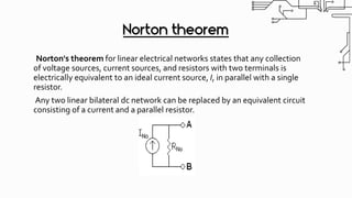 DC Network - Comprehending Theorems | PDF