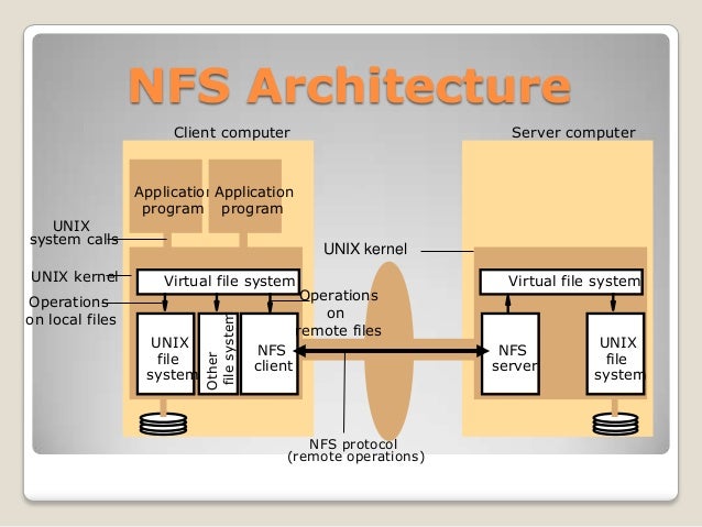 Network File System in Distributed Computing