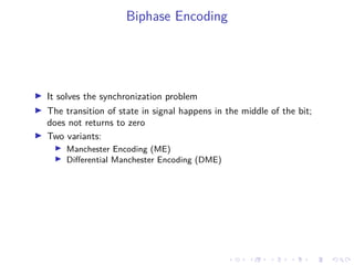 Manchester & Differential Manchester encoding scheme | PDF