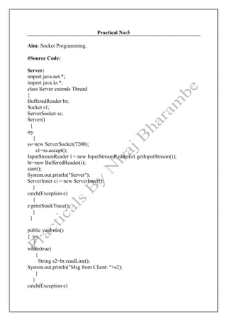 DCN Practical | PDF