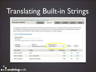 Translating Built-in Strings
 