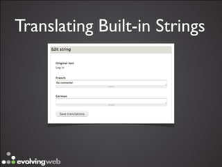 Translating Built-in Strings
 