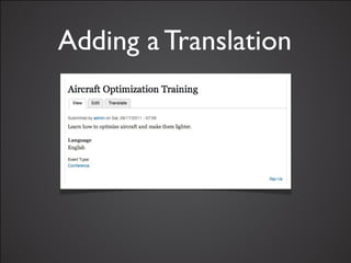 Adding a Translation
 