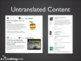 Untranslated Content
 