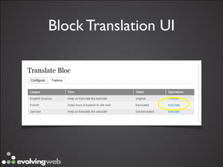 Block Translation UI
 