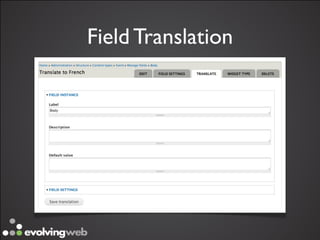 Field Translation
 