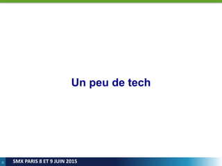 35
SMX PARIS 8 ET 9 JUIN 2015
Un peu de tech
 