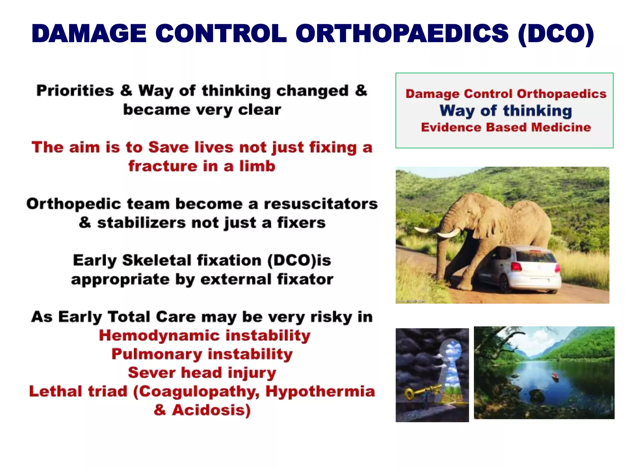Damage Control Orthopaedics (DCO) | PPTX