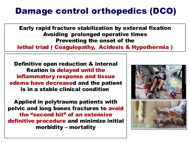 Damage Control Therapie | Trauma resuscitation and the damage control ...