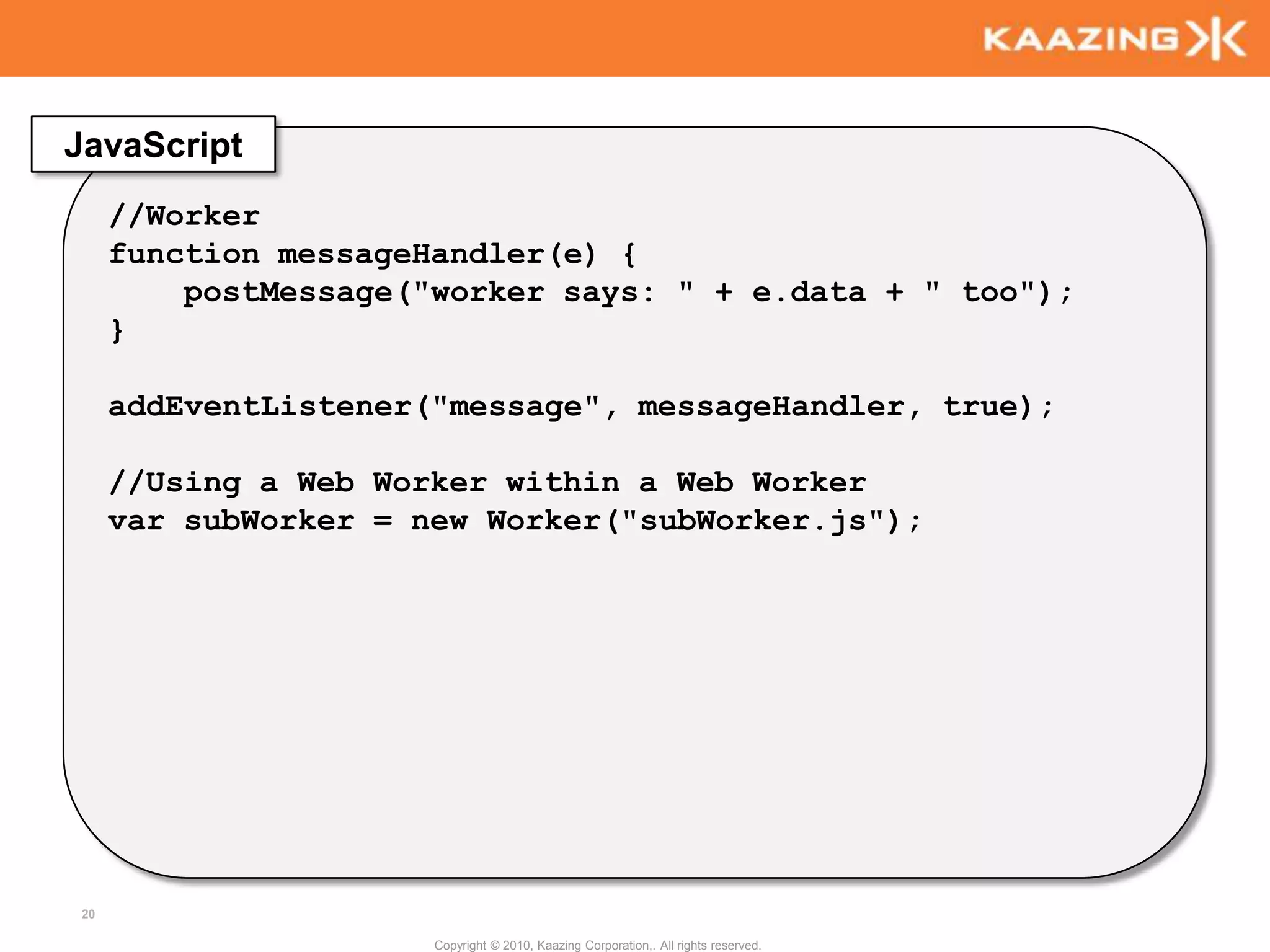 HTML5 APIs