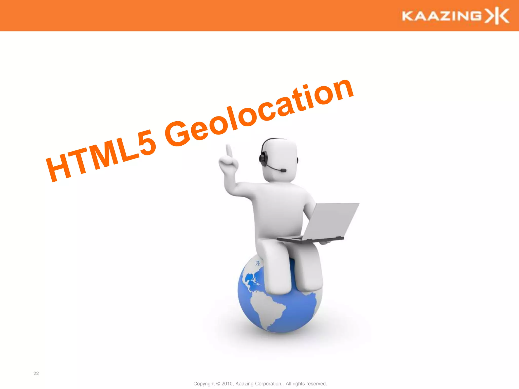HTML5 : A Plugin-Free ParadigmHTML5 provides native support for many features that were only possible with plugins or complex hacks