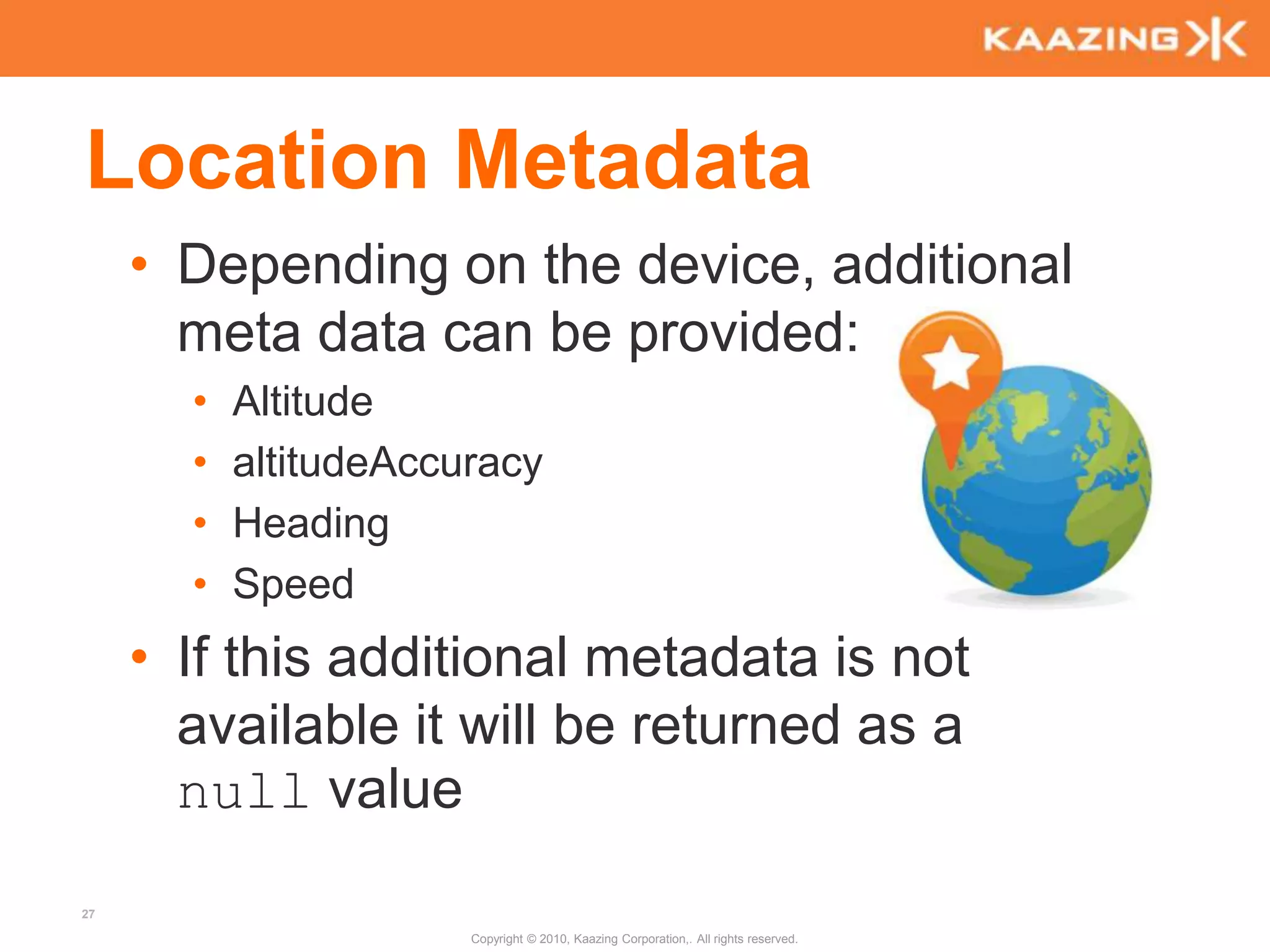 Are difficult to integrate with the rest of an HTML document (plugin boundaries, clipping, and transparency issues)“Whenever a Mac crashes more often than not it’s because of Flash.”--Steve JobsCopyright © 2010 - Kaazing Corporation. All rights reserved.