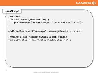 HTML5 APIs
